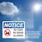 Signmission No Food No Drink Allowed, 14 in W x Rectangle, Vinyl Decal OS-2PACK-NS-D-1014-L-16123 - alternate 5